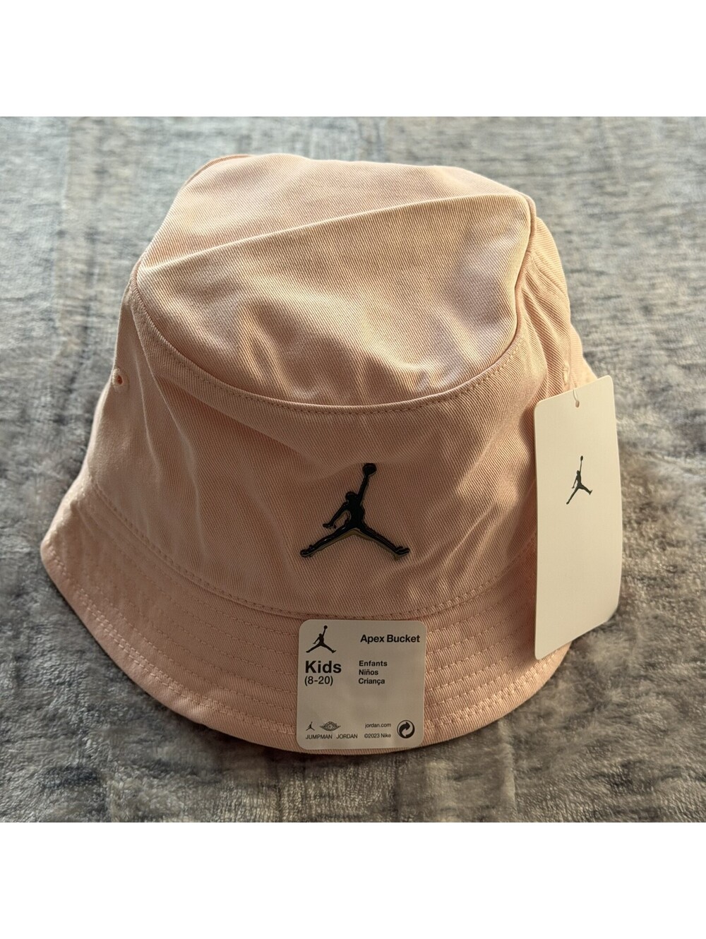 New Jordan Kids Apex Bucket Hat - Legend Pink - Boys/Girls Size 8-20 - Jumpman